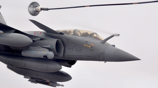 The Rafale really looks like a fighter from the future in these images